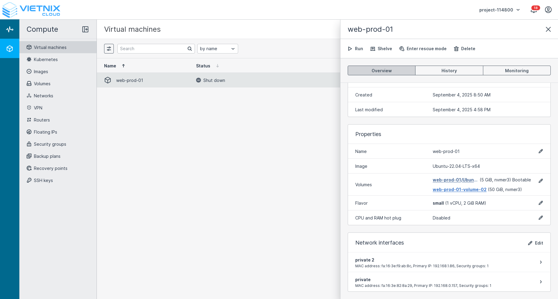 Network Interface Added