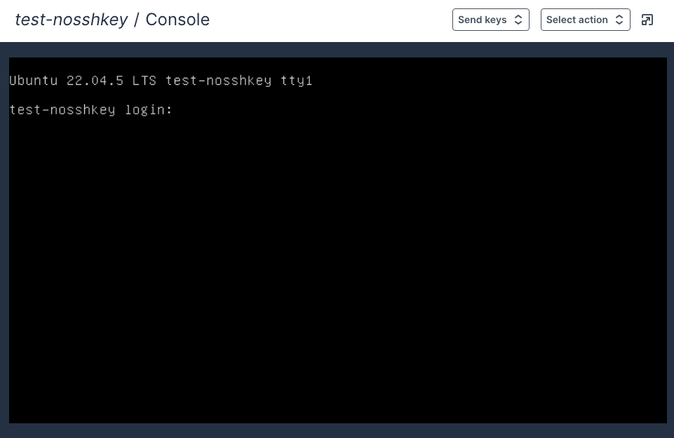 Open Console