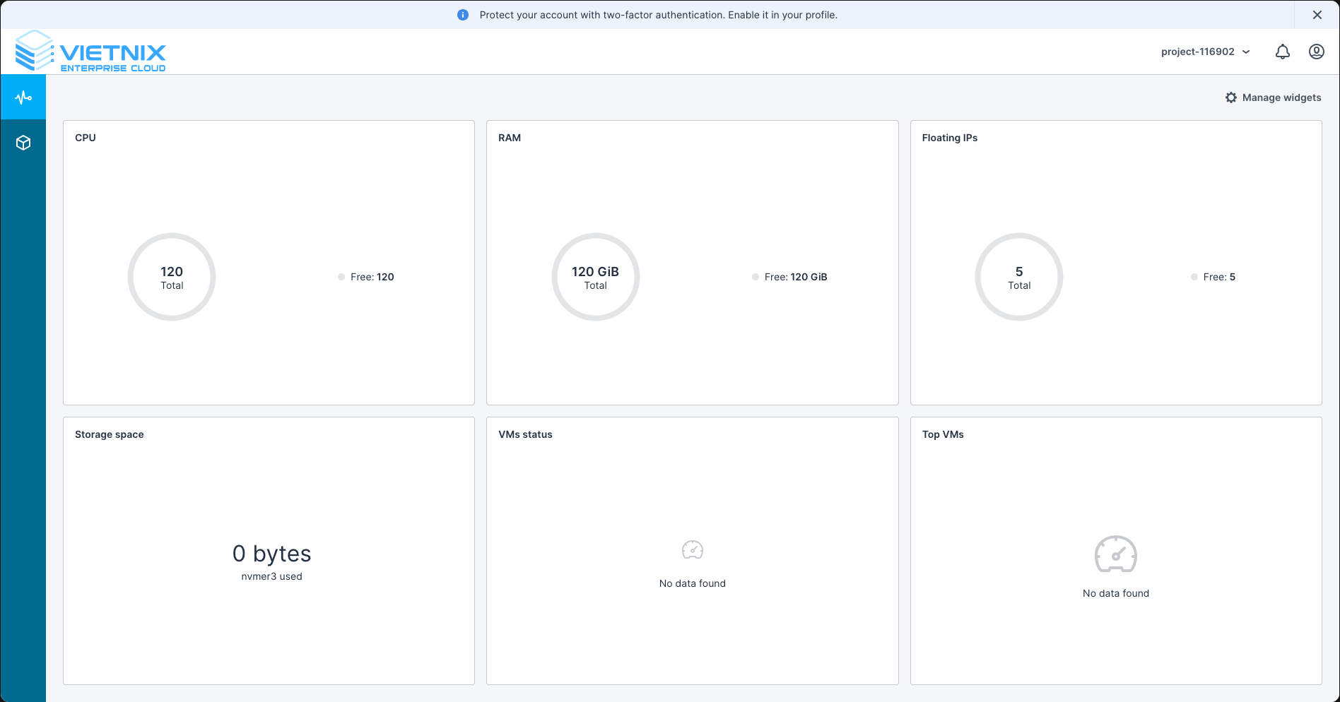 Tổng quan Vietnix Cloud Console